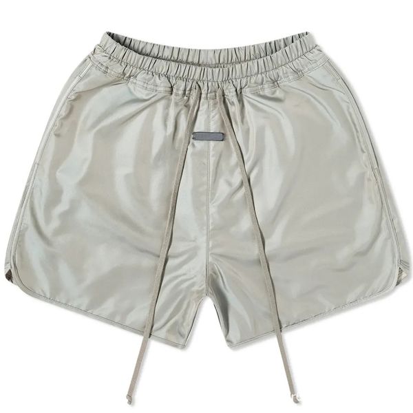 

european and american style shorts men fashion luxury brand shorts loose high waisted short fitness sports men s pants summer 4 styles black, White;black