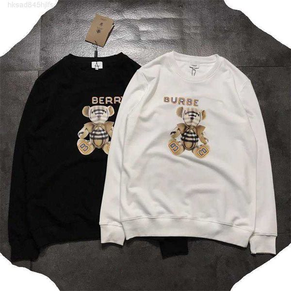 

eux0 eux0 men's sweater trend bear new winter plush thickened cotton lovers long sleeve casual ins port style s 5xl, Black