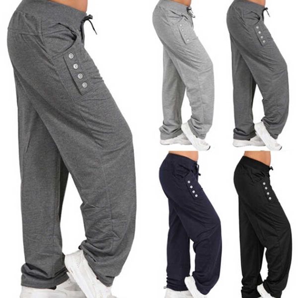 

men's pants new sport pants men running pants with pockets training and joggings men pants fitness pants for men 2023 z0306, Black