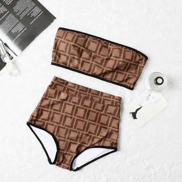 

women's triangle bikini designer two piece swimsuit summer beach lace-up swimwear two-piece bandeau tank bra panty plaid print designer, White;black