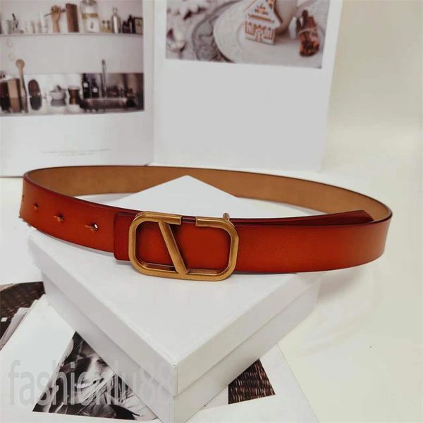 

luxury designer belt womens leather belts adjustable outdoor portable 2.5cm classical cintura vintage metal pin buckle belt for woman design, Black;brown