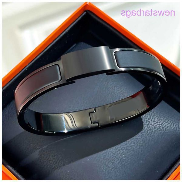 

designer herms bracelet online shop h mens friendship s silver cuff bangle i love you braclets bettelarmband gold bangles grandma 787y, Black