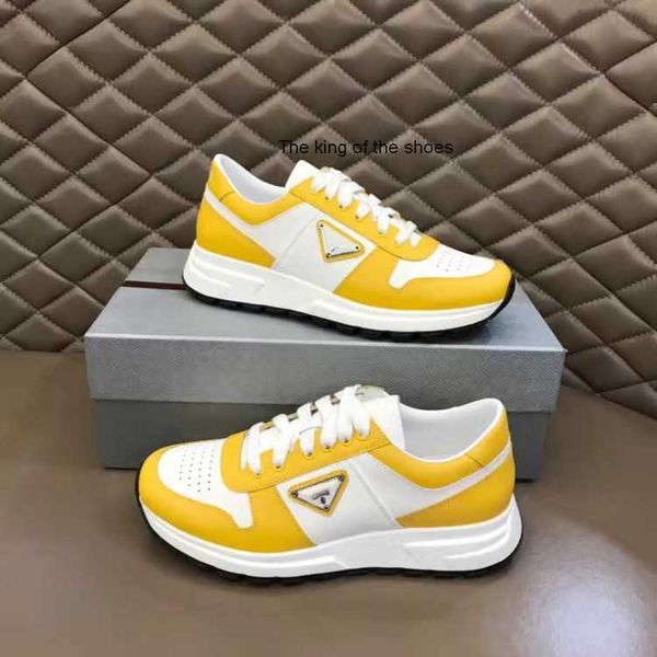 

designer shoes men prax 01 sneakers re-nylon platform flat trainers cloth lace-up runner breathable canvas shoe rubber sole bbb8, Black