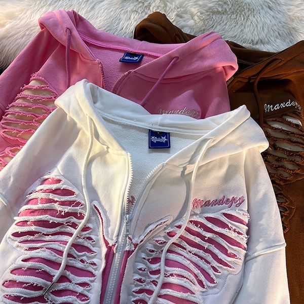 

women's hoodies sweatshirts vintage women y2k hoodies harajuku long sleeve zip up cute grunge sweatshirt hoodie streetwear oversized ja, Black