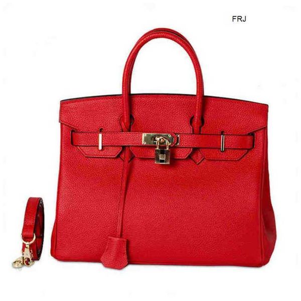 

designer bags birkin handbags 2023 new leather womens layer cowhide fashion lychee pattern handbag single shoulder have logo have logo frj