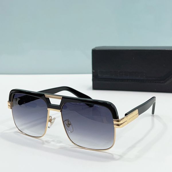 

vintage square sunglasses 993 black gold grey gradient shades men glasses designers sunglasses shades occhiali da sole uv400 protection eyew, White;black