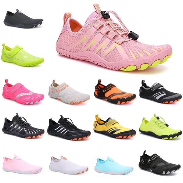 

2023 fashion sports wading shoes casual men women white black light grey green deep blue red purple running outdoor jogging comfortable snea