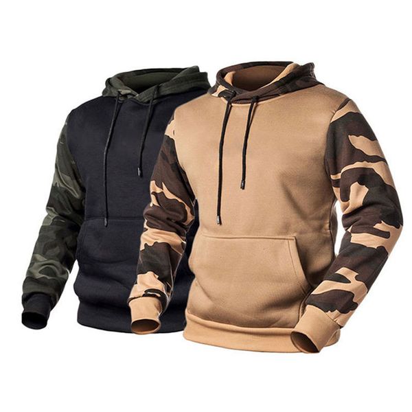

men's hoodies sweatshirts men camouflage hoodies fleece sweatshirts harajuku long sleeve hooded jacket oversized casual autumn winter s, Black