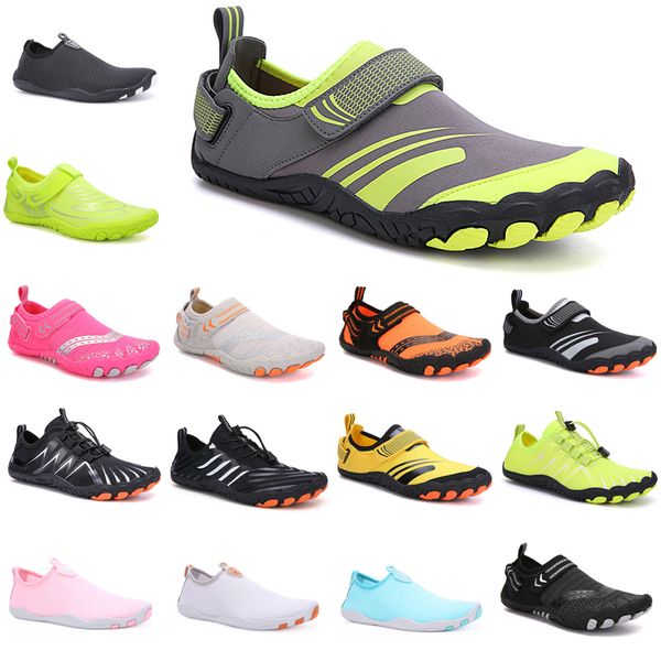 

2023 fashion sports wading shoes casual men women white black grey dark green deep blue red purple running outdoor jogging comfortable sneak