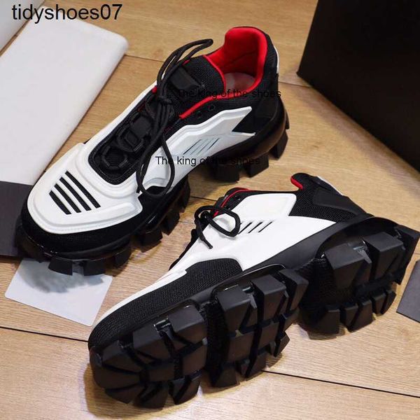 

2023 og dress shoes gear machine prax designer men's and women's muffin with thick sole to increase breathability high daddy shoes, Black