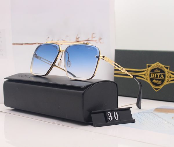 

dita sunglasses for man woman goggle beach sun glasses luxury retro small frame uv400 sunglass7 color optional with box, White;black