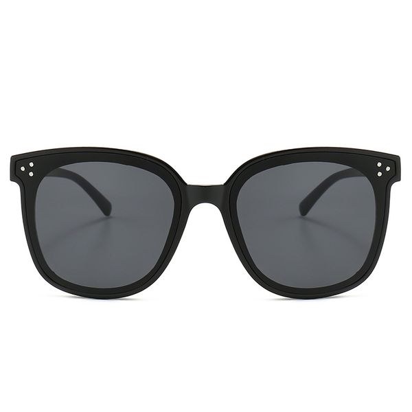 

new lafont eyewear korean sunglasses men's and women's retro box the same type of v-brand sunglasses men's black fashion, White;black