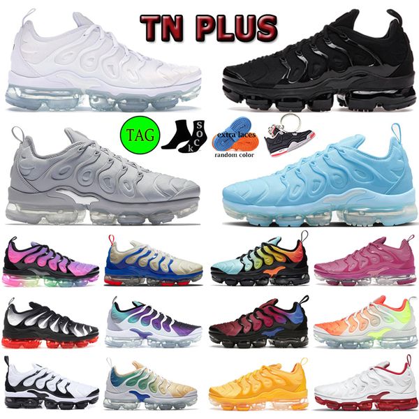 

wholesale running shoes tn plus mens trainer women sport sneakers low triple black white light menta olive gold dark blue university red eu