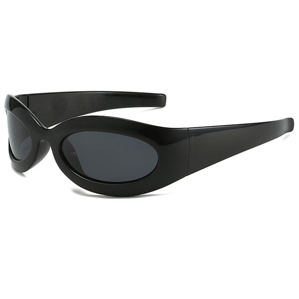 

2023 Punk Y2K Glasses Sunglasses Cross Border Sports Sunglasses Women's Men's Shades Sunglasses