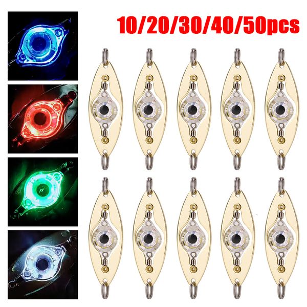 

baits lures letoyo 1050pcs attract fish mini led light fishing lure eye shape lamp luminous squid bait deep drop underwater tools 230307