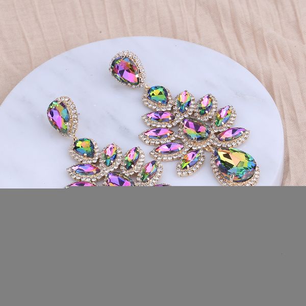 

ear cuff novelty design shiny flowers dangle earrings for women fashion jewlery evening dress statement earrings accessory 230306, Silver