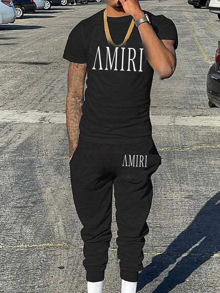 

t-shirts amnri tee men women cotton leisure designer fashion brand simple casual t-shirt letter-printed sportswear summer slim loose, White;black