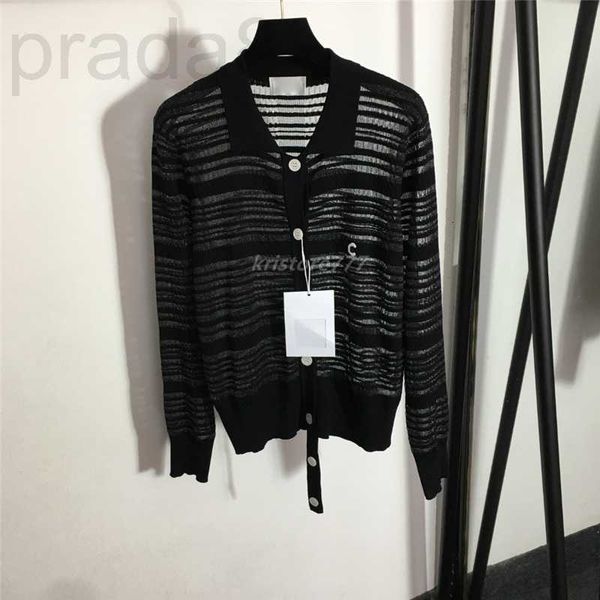 

women's sweaters designer 2022 women sheer sweaters knits designer with letter embroidery pattern girls milan runway crop shirt high e, White;black