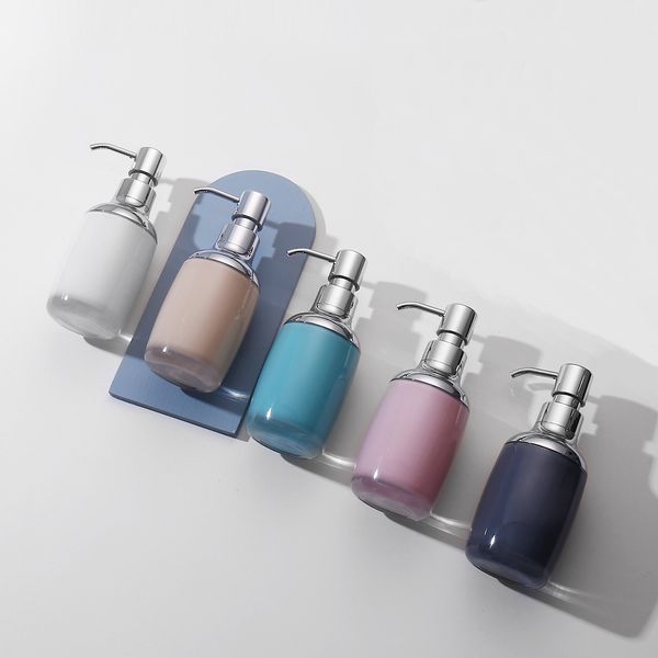 

fashion bath tools 285ml liquid soap dispenser double acrylic empty press bottles for shampoo shower gel l bathroom tools