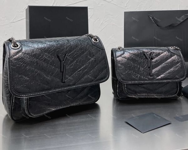 

niki medium chain bag shoulder bag medium designer shopping handbags purse womens leather handbag totes ladies messenger crossbody tote bags