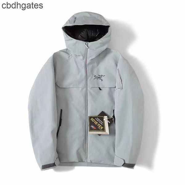 

arc'terys 22 hardshell jacket 2023 decapod designer jackets hooded coats down jacket for men women lovers weatherproof warm pnmp, Black;brown