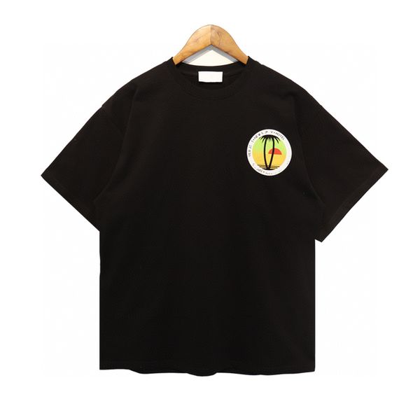 

men's plus tees & polos round neck embroidered and printed polar style summer wear with street pure cotton 1tb2f, Black;brown