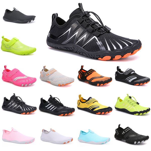 

2023 fashion sports wading shoes casual men women white black grey green deep blue red purple running outdoor jogging comfortable sneakers t