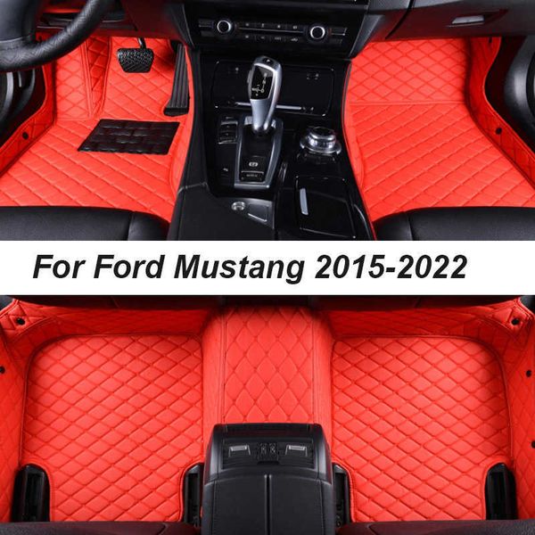 

car floor mats for ford mustang 2015-2020 dropshipping center auto interior accessories leather carpets rugs foot pads r230307