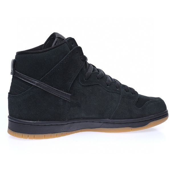 

men's designer shoes sb dunks pro black gum light brown outdoor sneaker with box