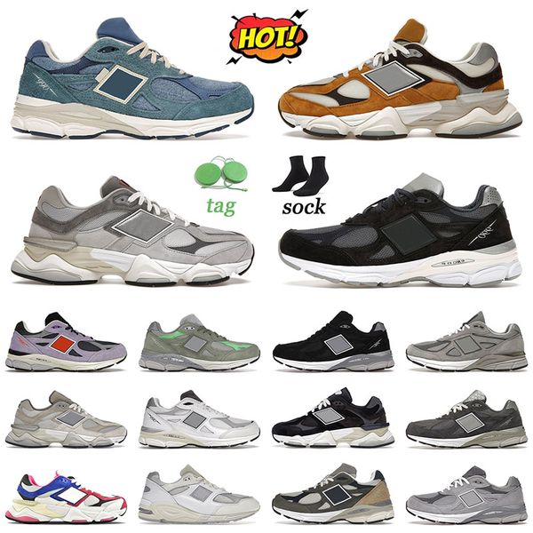 

outdoor shoes 9060 men 990v3 sneakers workwear denim kith steel blue rain cloud grey patta keep your family close raw amethyst women trainer