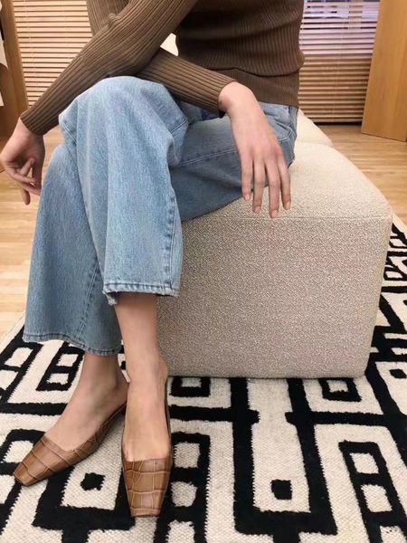 

women's jeans factory promotion nordic style original quality totem pants autumn winter trousers light blue long pant 230306