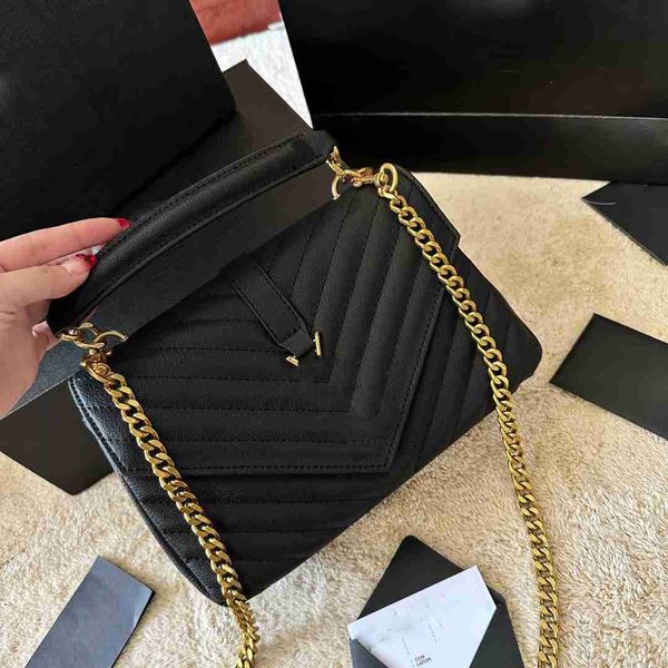 

luxury designer bags woman bag handbag women shoulder bags genuine leather original box messenger purse chain with card holder slot