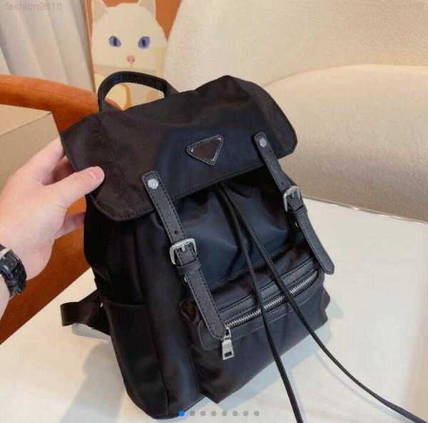 

designer nylon backapck men women fashion large retro shoulder bag drawstring handbags students school bag travel handbag rucksack