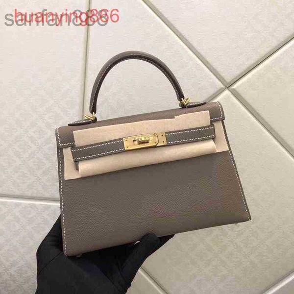 

brand h bag designer handbag new h kelys generation leather women's mini messenger hand held cow bag palm print advanced birkin vv999
