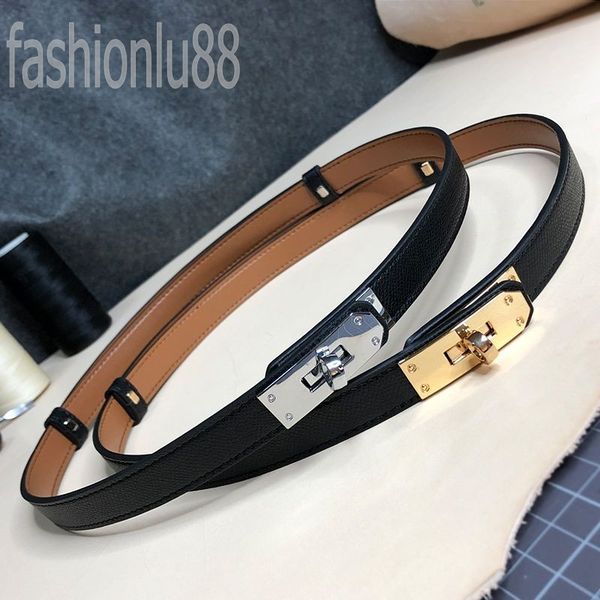 

designer belt women fashion thin mens belts leather calfskin soft youth popular trendy ceinture solid color ordinary luxury belt women yd013, Black;brown