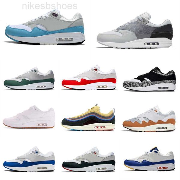

trainers maxes 1 mens women sports shoes 1s 87 patta aqua noise black white grey airs monarch night maroon baroque brown cave stone saturn