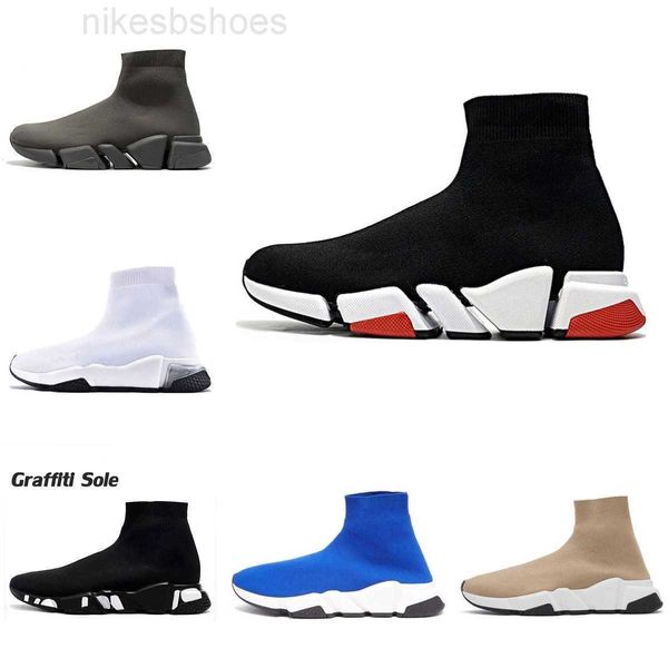 

running shoes sneakers 2023 new men's sock running shoes black white platform women's sports shoes spe trainer designer chaussures