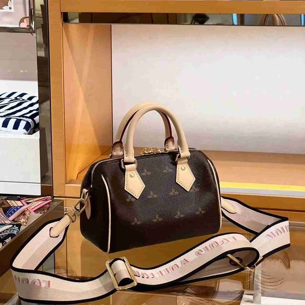

fashion clutch bags shoulder duffel speedy nano 20 25 travel bag genuine leather handbags grip bandouliere tote purses luxury designer