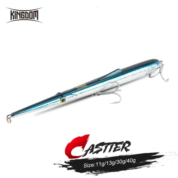 

baits lures kingdom sinking floating fishing pencil hard wobblers artificial 11g 13g 30g 40g accessories saltwater 230307
