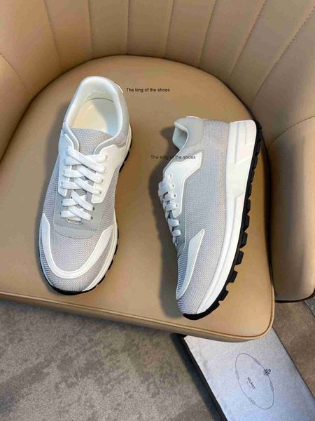 

2023 og prax 01 men shoes sneakers running soprt men's flat leather brand racing casual with box size 38-45 d889, Black