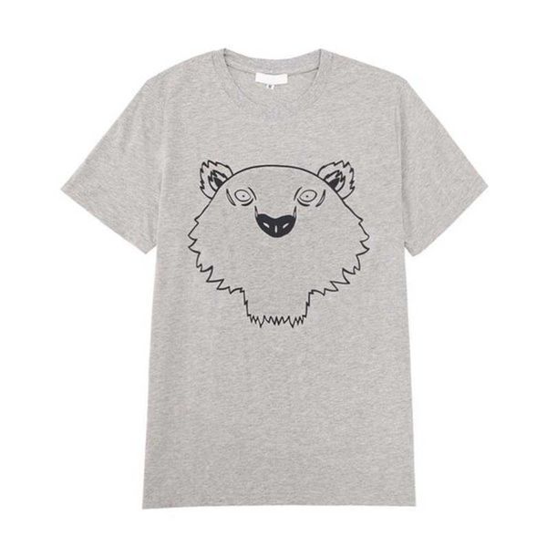

2023men's t-shirts designer tshirts heads for streetwear mens tees summer with tiger and letters printed hiphop styles 5pgz5pgz5pgz, White;black