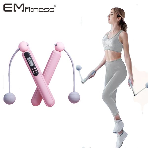 

jump ropes 2 in 1 smart skipping cordless ball electronic digital jumping women men gym sports fitness weight loss fat burning 230307