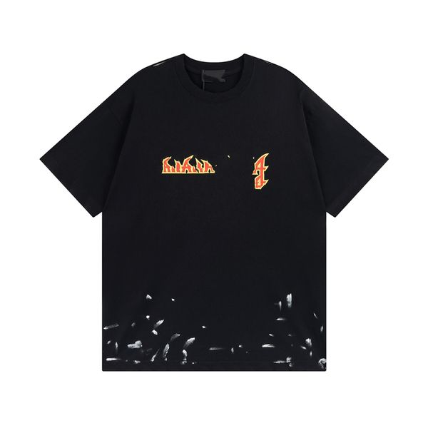 

men's t-shirts fashion men t-shirt 2023 balencaigaity new cotton soft wrinkle resistant printing letters casual student couple short li, White;black
