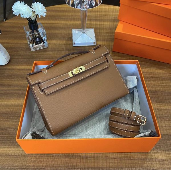 

new ladies genuine leather mini shoulder bags classic versatile purses and handbags crossbody bag office lady luxury brand designer gold har