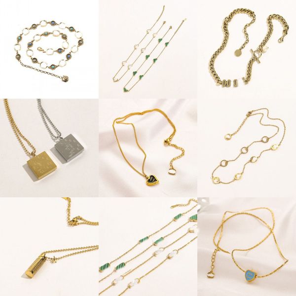 

fashion necklaces gold plated stainless steel choker heart letter pendant statement womens necklace wedding jewelry accessories, Silver