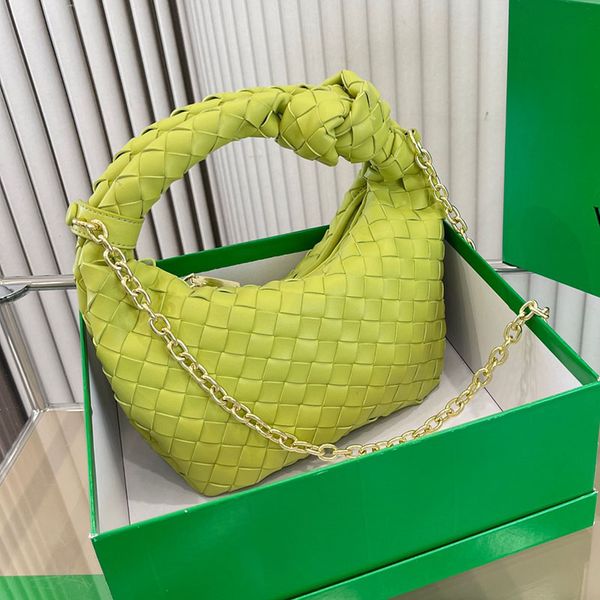 

shoulder bag knitting handbags chain underarm hobo shopping cross body bag tote genuine leather women handbag purse simplicit mummy bags pou