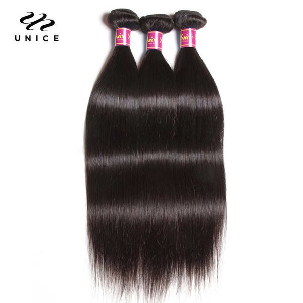 

wig caps unice hair 30 inch brazilian bone straight hair bundles 100 human hair weave bundles straight virgin hair extension 134 pcs j230306, Black;brown