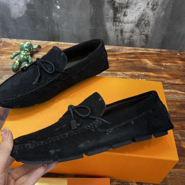 

designer luxury men's casual shoes leather men's business fashion casual light driving flat shoes g1 lofer men's half shoes m, Black