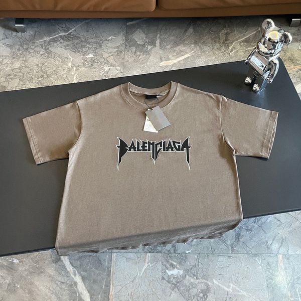 

men's plus tees & polos round neck embroidered and printed polar style summer wear with street pure cotton tb1, Black;brown