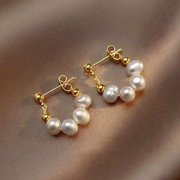 

ear cuff 925 silver needle earrings baroque pearl earrings female fashion earrings high sense earrings 230306